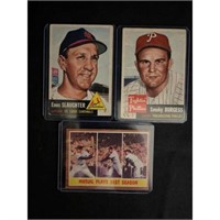 (3) 1950's-60's Baseball Stars/hof