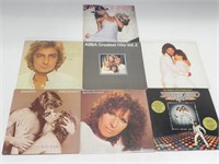 7 ASSTD VINYLS-ABBA GREATEST HITS ETC