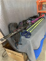 A pair of 7 foot elan MBX skis comes with ski