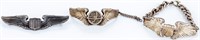 Jewelry 3 Sterling Silver USAAF WWII Wings