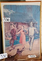 Wizard of Oz Poster, Framed