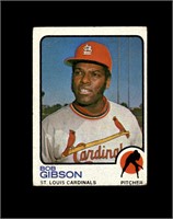 1973 Topps #190 Bob Gibson P/F to GD+