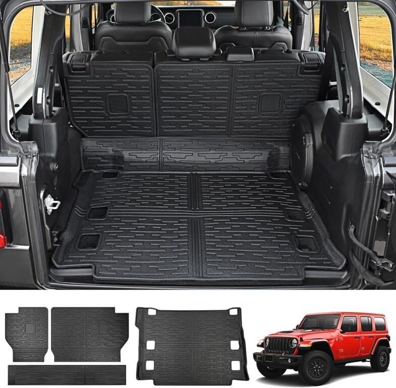 TPE All Weather Cargo Mat with Seat Back Cover