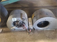 2 used furnace fans