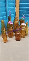 Made in Taiwan amber bottles