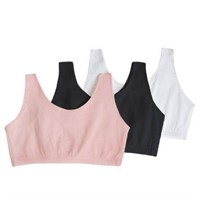 3-Pk Fruit of the Loom Womens 38 Built Up Tank