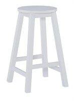 B4022 Abby Round Counter Stool White