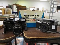 Yashica 35 Flash-O-Set II camera in box and