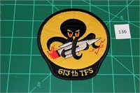 613th TFS USAF Military Patch 1970s