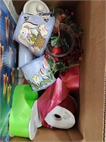 2 Boxes of Holiday Decorations