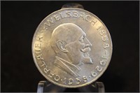 1958 Austria 25 Schilling Silver Coin