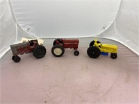 2 Metal IH Tractors & Plastic Tractor