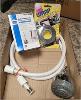 ASSTD PLUMBING ITEMS, HOSE, SHOWER HEAD, OTHER