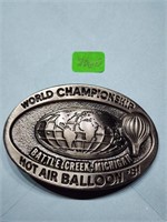 Hot Air Ballon 81 World Champion Belt Buckle