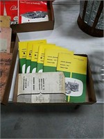 (7) vintage  John Deere manuals