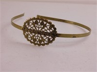 30 Filigree Flower Headbands - Bronze