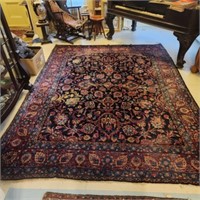 Antique Kirman Handmade Oriental Rug 10' 6" x 8'1"