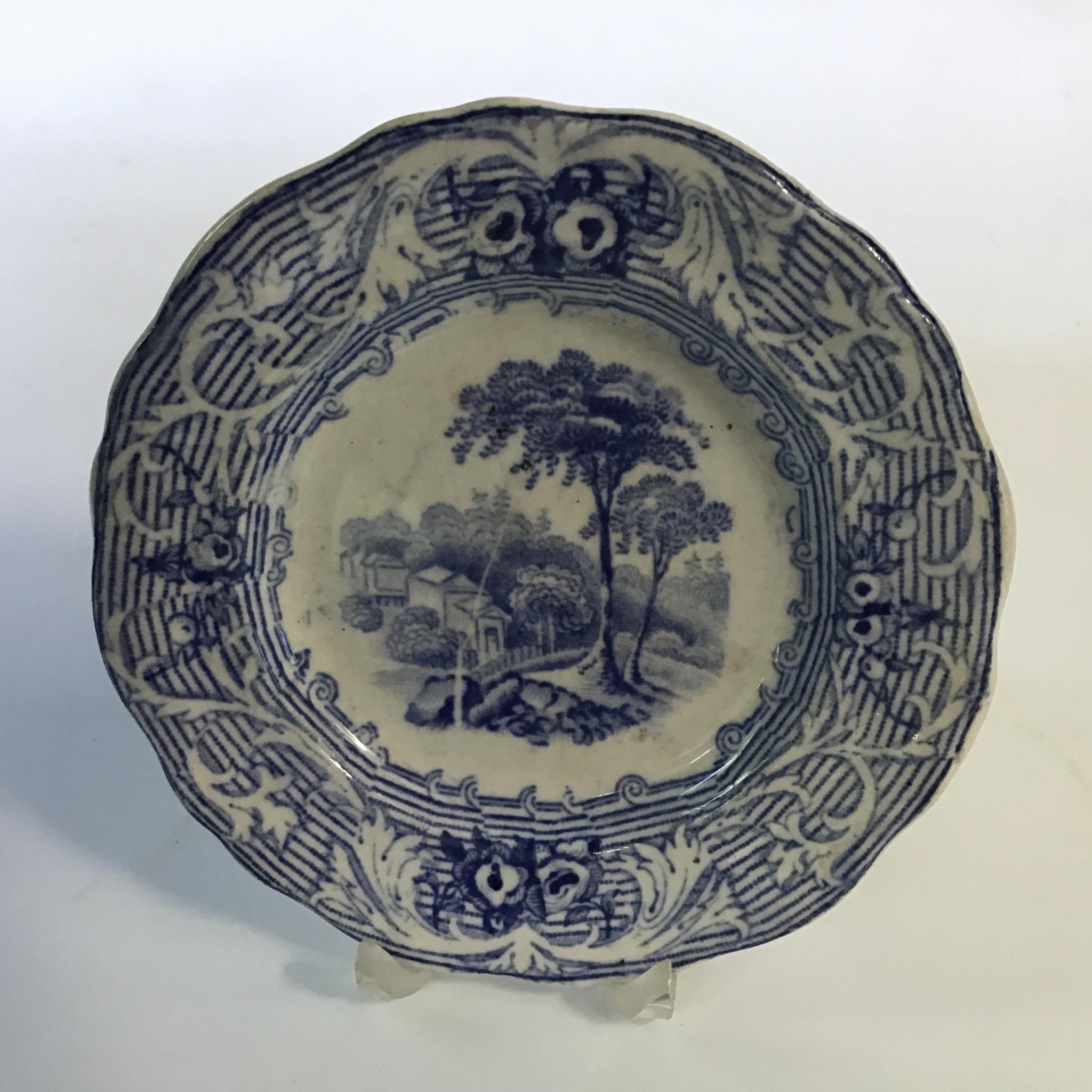 MINIATURE CANADIAN HISTORICAL PLATE GEORGEVILLE PQ