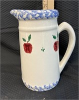 Ceramic Decorative Apple Painted Pitcher