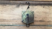 Brass hanging scale