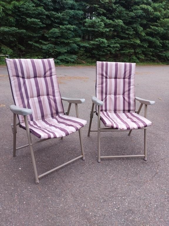 2 folding lawn chairs - Local Pickup