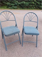 2 Folding chairs - Local pickup