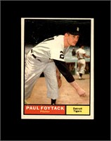1961 Topps #171 Paul Foytack EX to EX-MT+