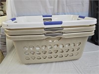 3 Laundry Baskets