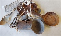 Chuck Wagon Style Pots And Utensils