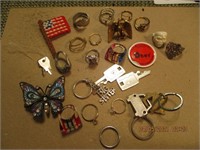 Lot of 17 Costume Rings & Extras