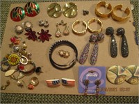 Lot of 20 Costume Earrings