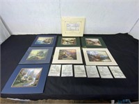 8 THOMAS KINKADE  PRINTS