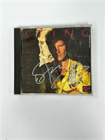 Autograph COA Sting CD