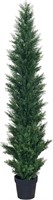 5ft Artificial Cedar Topiary Trees - 1 Pack