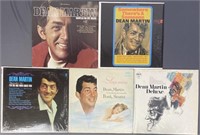 Five Dean Martin Vinyl LP Records