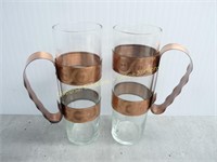 Copper Handle Glasses