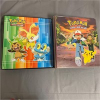 Lot of Two Pokemon 3-Ring Binders