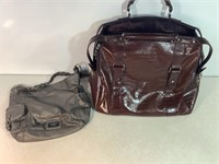 Alligator Look Travel Bag & Purse Marked Rossetti