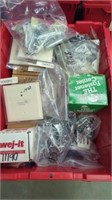 Tote of Industrial Electrical Supplies & Fasteners