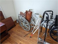 (2) Walkers, Wheelchair, (4) Canes,
