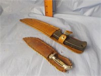 2 Early knives w/ sheaths both