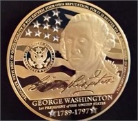 Washington-Lincoln-Trump Jumbo commemorative