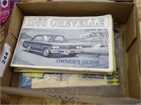 Chevy Chevelle owner's manuals
