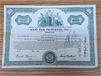 Food Fair properties inc stock.