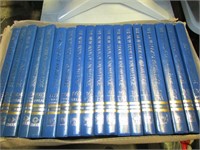 Box of "The New Book of Knowledge" Books