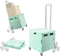 Rolling Storage Cart - Foldable & Telescoping