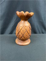 Wood carved pineapple from the Philippines