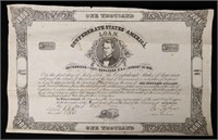 Oct. 17, 1862 Confederate States $1000 Civil War L