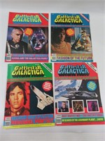 Battlestar Galactica Poster Magazine #1-4 Set 1978