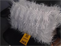 SET OF 2 Throw Pillow Faux Fur